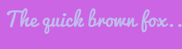 Image with Font Color BFBBEC and Background Color CB65E4
